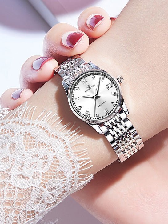 Women's Watches Fashion Diamond Steel Band Waterproof Watch - Watches - Instastyled | Online Fashion Free Shipping Clothing, Dresses, Tops, Shoes - 24/03/2022 - All Accs & Jewelry - color-black