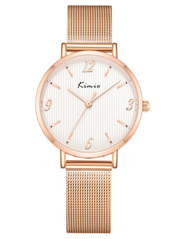 Women's Watches Fashion Gradient Steel Web Watch - Watches - Instastyled | Online Fashion Free Shipping Clothing, Dresses, Tops, Shoes - 23/03/2022 - All Accs & Jewelry - color-beige