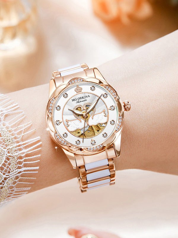 Women's Watches Fashion Little Swan Luminous Waterproof Watch - Watches - Instastyled | Online Fashion Free Shipping Clothing, Dresses, Tops, Shoes - 24/03/2022 - All Accs & Jewelry - color-black