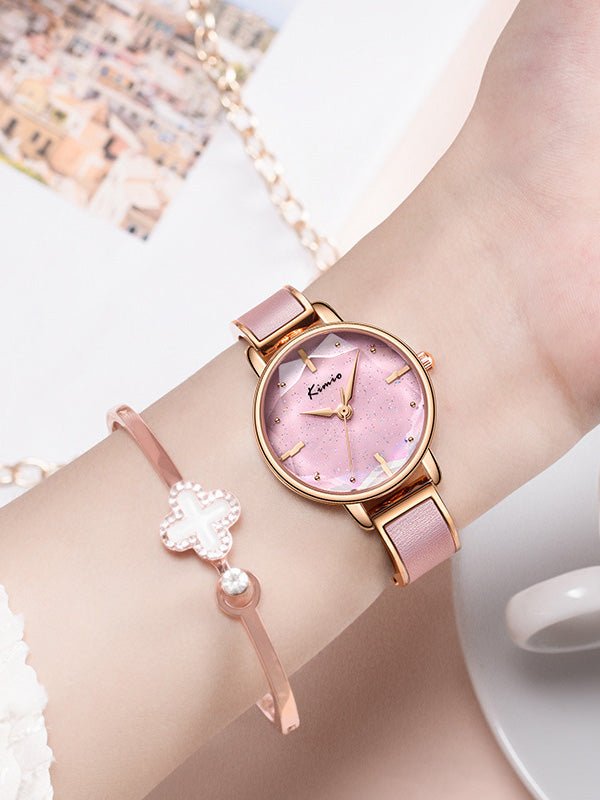 Women's Watches Fashion Simple Starry Sky Half Bracelet Watch - Watches - Instastyled | Online Fashion Free Shipping Clothing, Dresses, Tops, Shoes - 23/03/2022 - All Accs & Jewelry - color-black