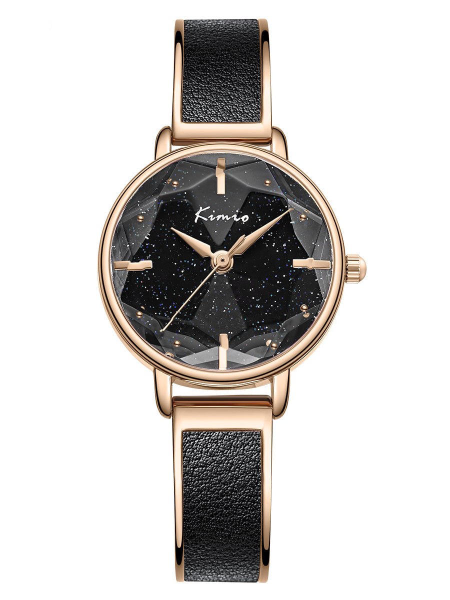 Women's Watches Fashion Simple Starry Sky Half Bracelet Watch - Watches - Instastyled | Online Fashion Free Shipping Clothing, Dresses, Tops, Shoes - 23/03/2022 - All Accs & Jewelry - color-black