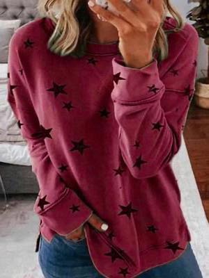 Women's Winter Crew Neck Fleece - INS | Online Fashion Free Shipping Clothing, Dresses, Tops, Shoes