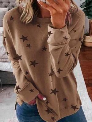 Women's Winter Crew Neck Fleece - INS | Online Fashion Free Shipping Clothing, Dresses, Tops, Shoes