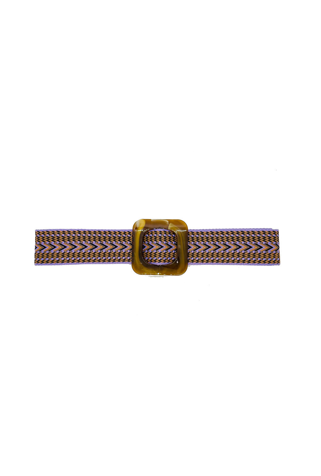 Woven Belt - Lavender & Sienna