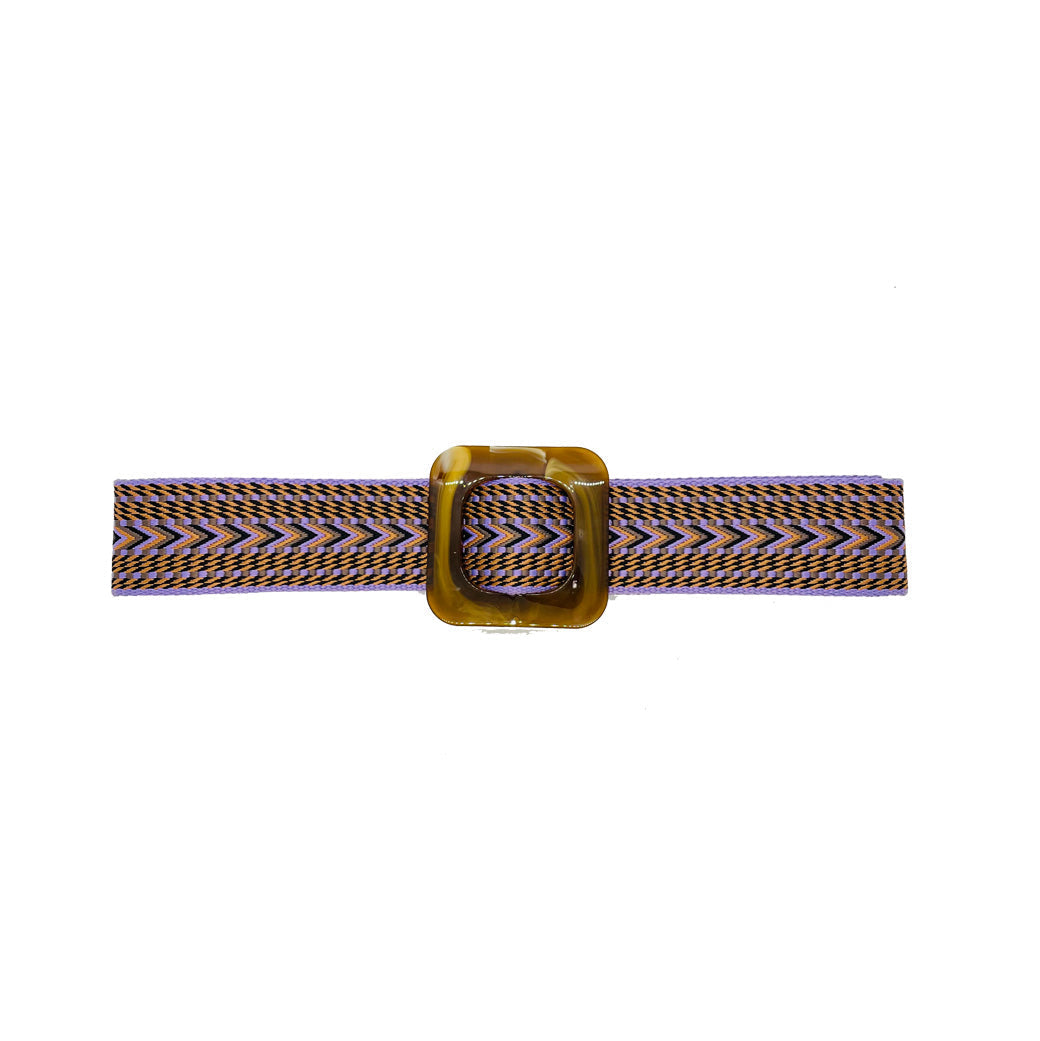 Woven Belt - Lavender & Sienna