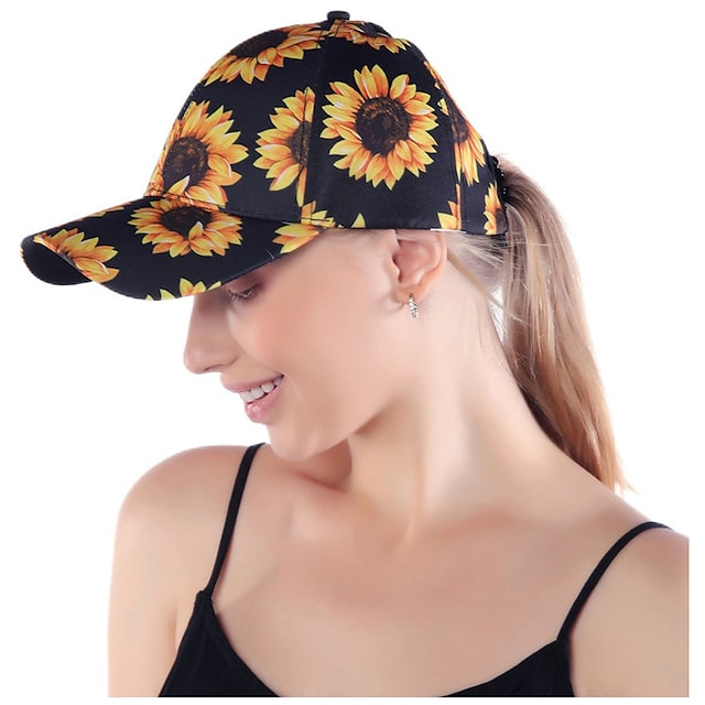 Women's Stylish Baseball Cap Print Comfort Breathable Sun Protection Hat