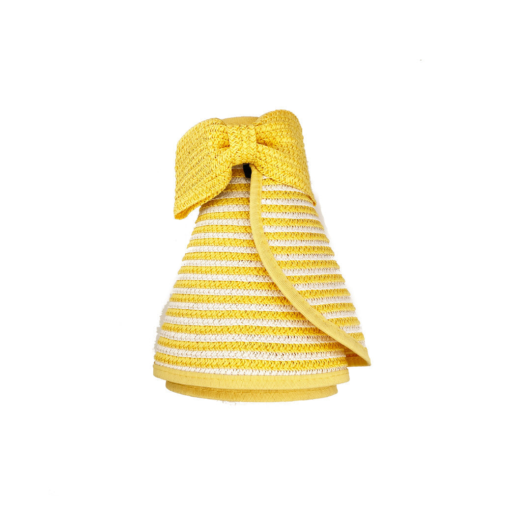 Wrap Up Visor - Yellow & White - Final Sale