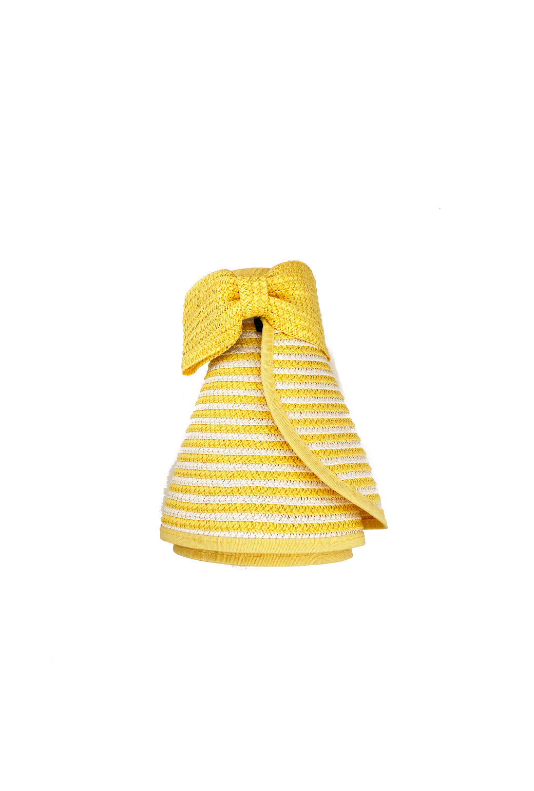 Wrap Up Visor - Yellow & White - Final Sale