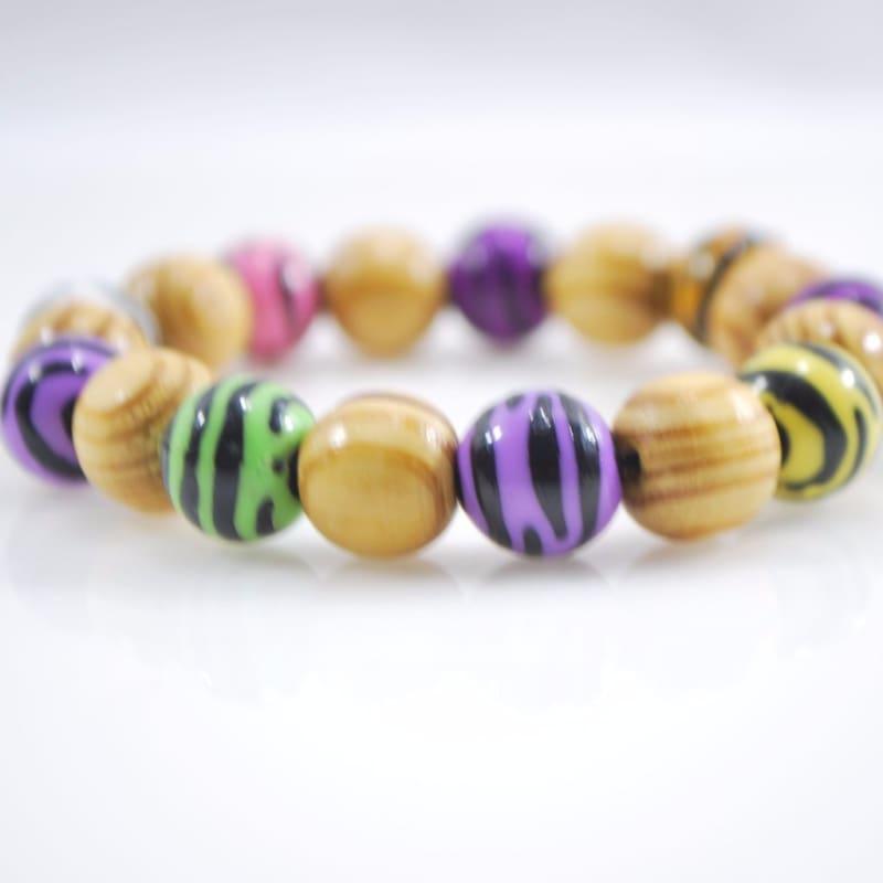 Zebra Acrylic Mix Bracelets