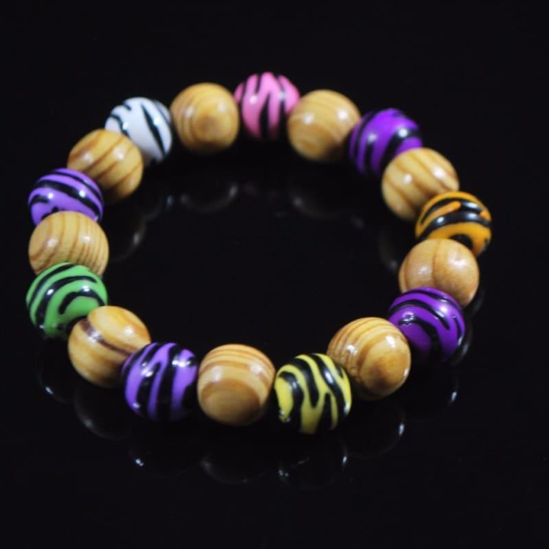 Zebra Acrylic Mix Bracelets