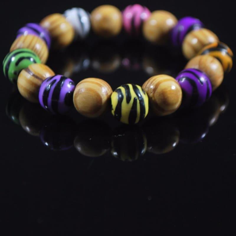 Zebra Acrylic Mix Bracelets