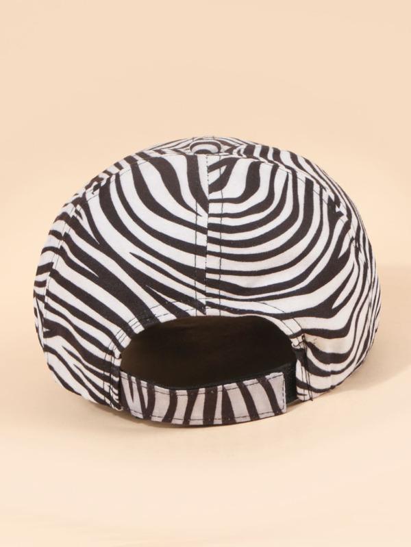 Zebra Striped Pattern Baseball Cap - INS | Online Fashion Free Shipping Clothing, Dresses, Tops, Shoes