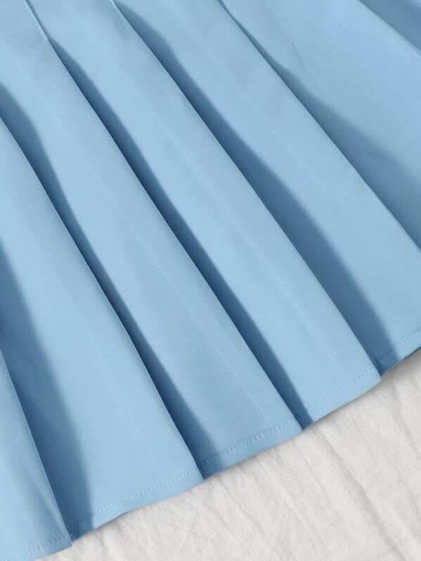 Zip Side Pleated Skirt - INS | Online Fashion Free Shipping Clothing, Dresses, Tops, Shoes